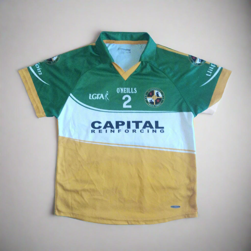 Liverpool Wolfe Tones GAA  Home  Jersey  2010s  O'Neills  Player Issue   Womens       Capital Reinforcing  SVS1910  