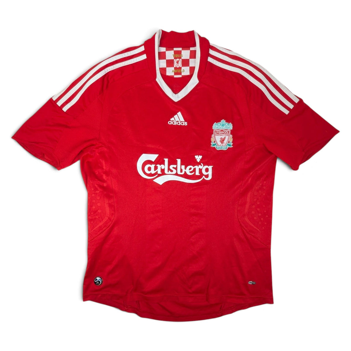 Liverpool adidas Home Football Jersey 2008 (L) [Fair]
