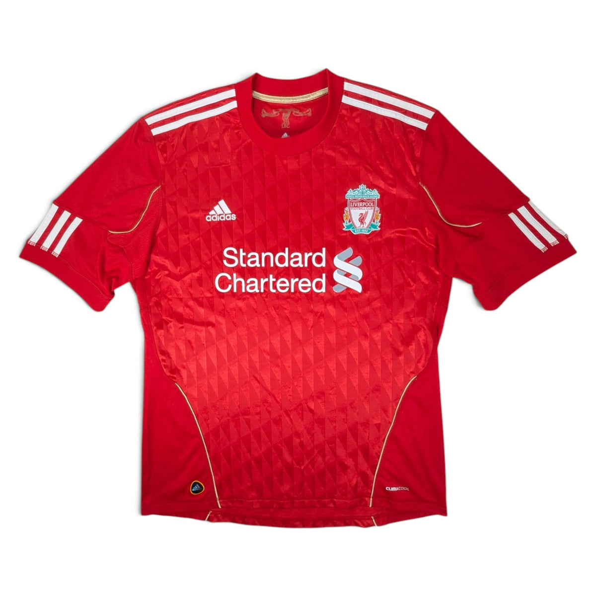 Liverpool adidas Home Football Jersey 2010 (L) [Good]