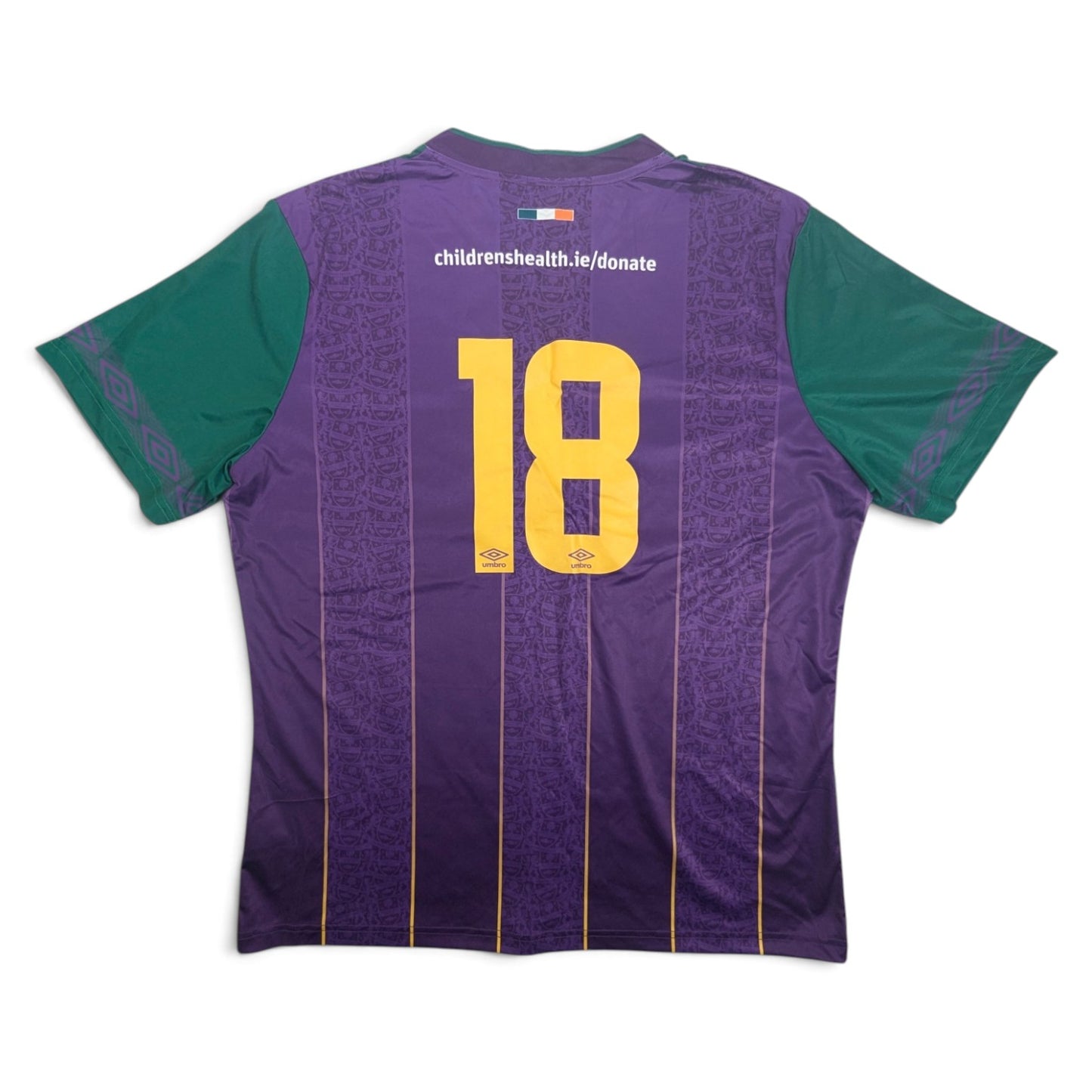 Lourdes Celtic Player Issue Umbro Away Football Jersey 2020s #18 (XL) [Excellent]