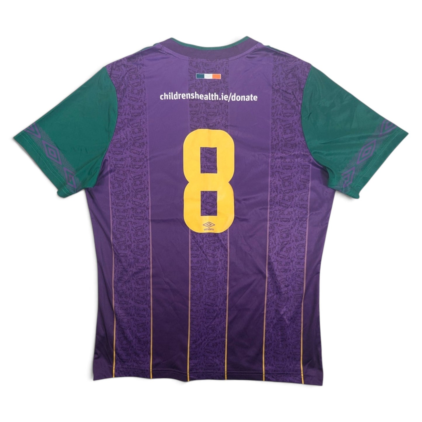 Lourdes Celtic Player Issue Umbro Away Football Jersey 2020s #8 (M) [Excellent]