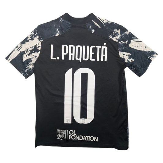 : Lyon adidas Football Jersey 2021 Paqueta #10 (11-12 Years)