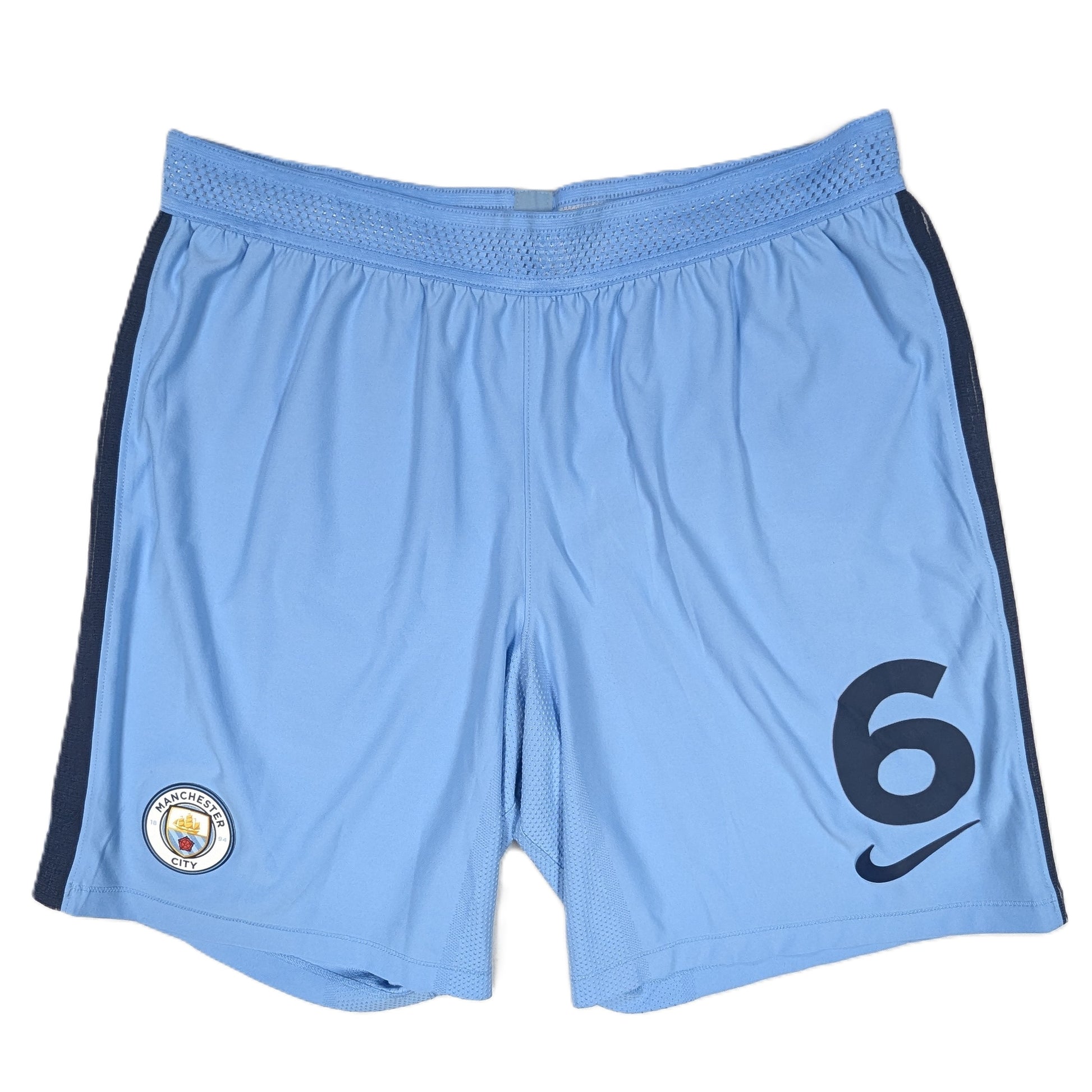 Manchester City Player Issue Nike Football Shorts 2016 #6 (