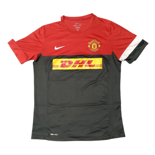 Manchester United Football 2012 Jersey Nike (L) man utd old trafford dhl training jersey shirt black kit