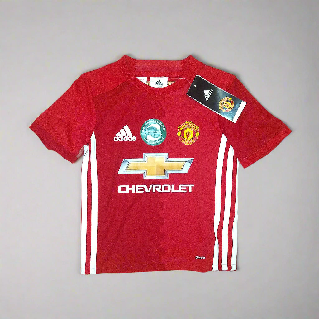 Manchester United Football  Away  Jersey  2016 / 17  adidas     Kids     AI6696  Chevrolet  SVS001860  