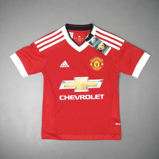 Manchester United Football  Home  Jersey  2015 / 16  adidas     Kids     AC 1418  Chevrolet  SVS001871  