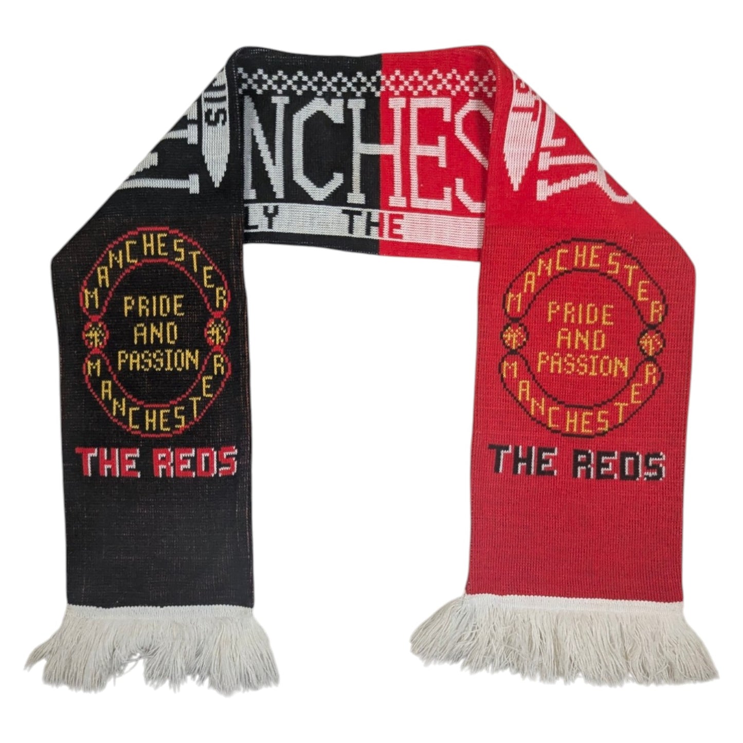 Manchester United Football Scarf 2010s [Very Good]