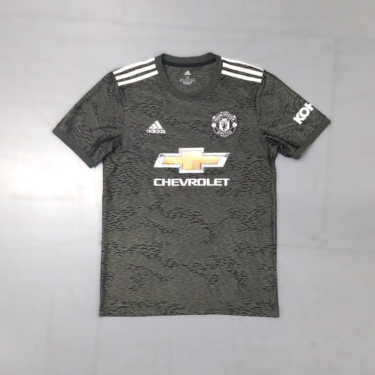 Manchester United Football  Short Sleeve  Away  Jersey  2020 / 21  adidas     Unisex Adults       Chevrolet  Manchester United Man Utd Red Devils Premier League old trafford vintage retro  SHIRTS V SKINS   