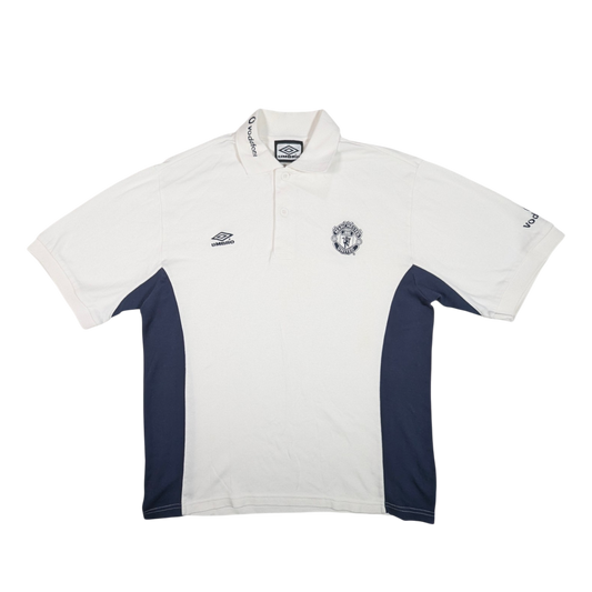 Manchester United Umbro Football Polo Shirt 2000 (S)
