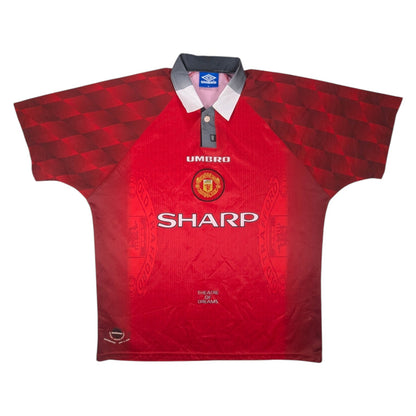 Manchester United Umbro Home Football Jersey 1996 (XL) [Very Good]