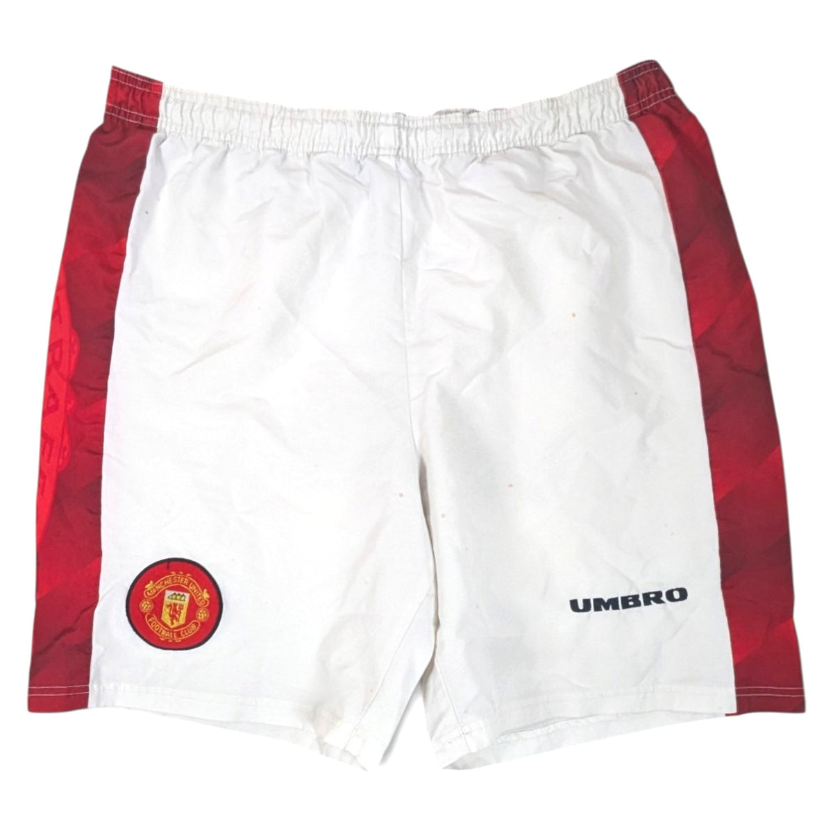 Manchester United Umbro Home Football Shorts 1996 (M) [Average]