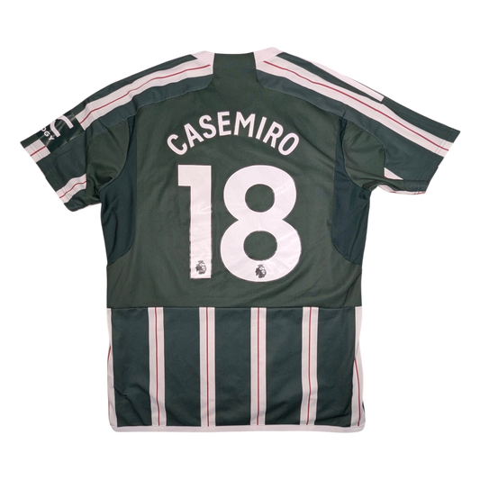 Manchester United adidas Away Football Jersey 2023 Casemiro #18 (XL) 