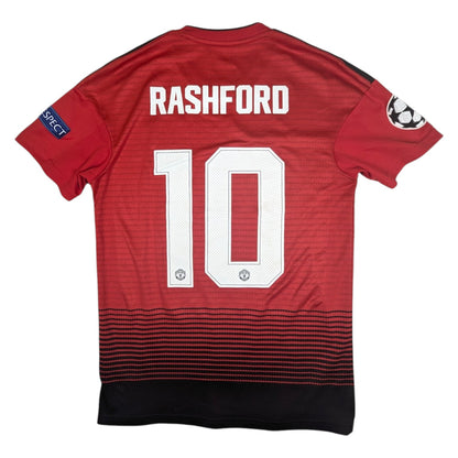 Manchester United adidas Home Football Jersey 2018 Rashford #10 (S)
