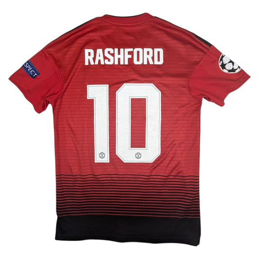 Manchester United adidas Home Football Jersey 2018 Rashford #10 (S)