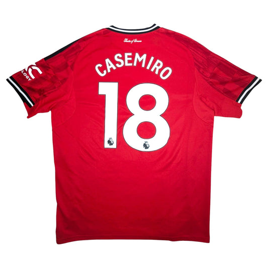 Manchester United adidas Home Football Jersey 2025 Casemiro #18 (XL) [Excellent]