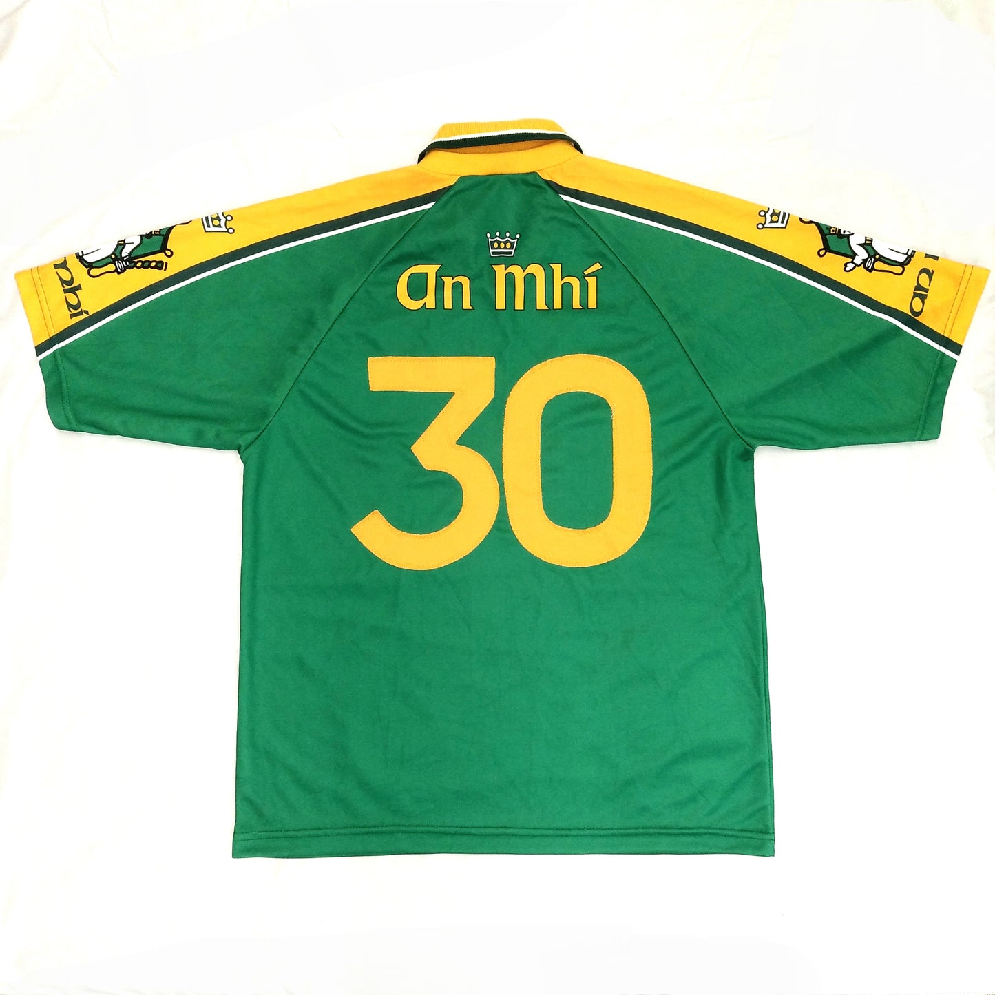 Meath GAA  Short Sleeve  Home  Jersey  2001 / 02  O'Neills  Player Issue   Unisex Adults     #30  Keepak  Meath GAA An Mhi Navan Gaelic Football Hurling Camogie Vintage Retro  SHIRTS V SKINS   