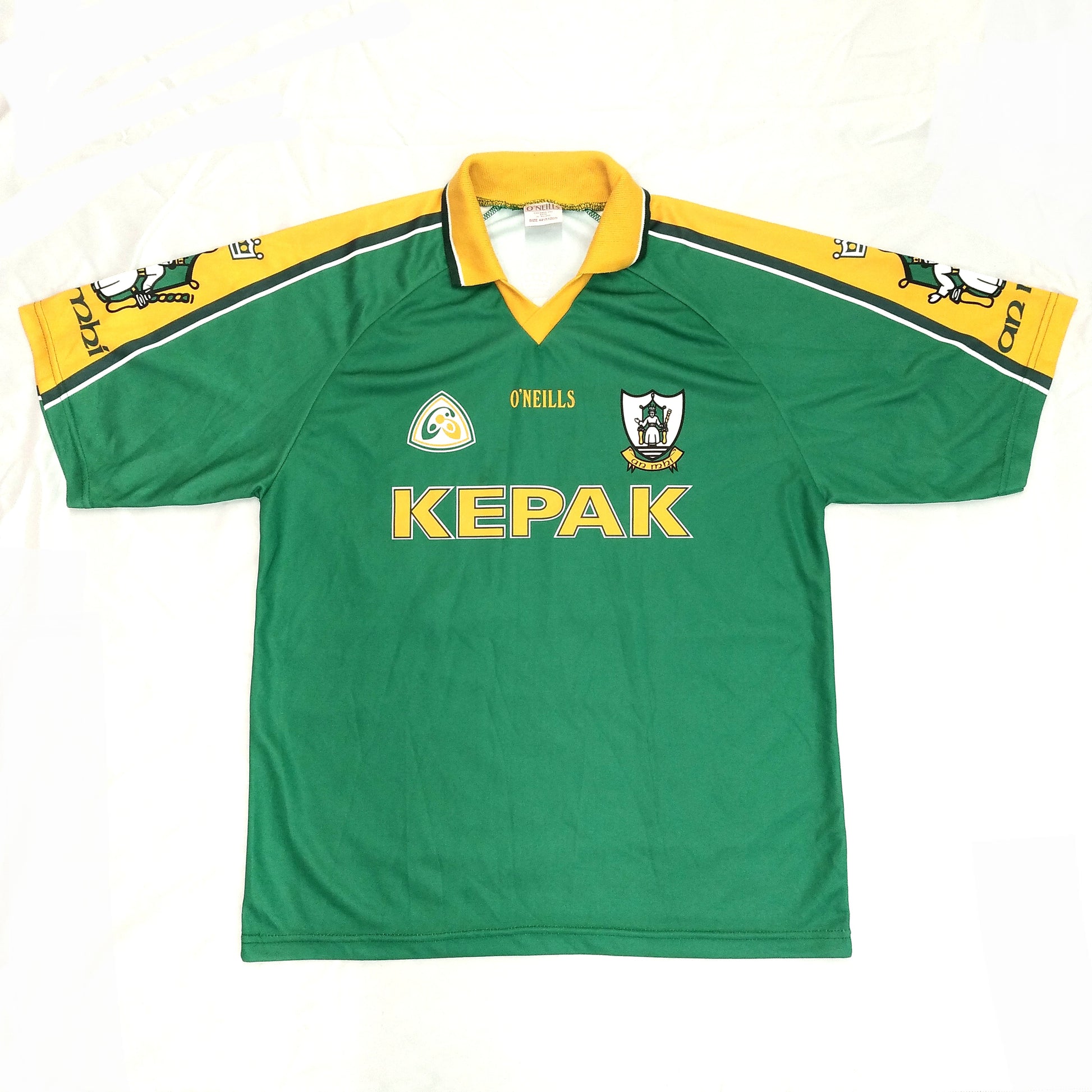 Meath GAA  Short Sleeve  Home  Jersey  2001 / 02  O'Neills  Player Issue   Unisex Adults     #30  Keepak  Meath GAA An Mhi Navan Gaelic Football Hurling Camogie Vintage Retro  SHIRTS V SKINS   