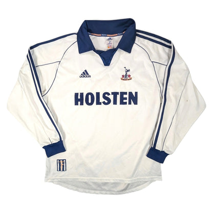 Media: Tottenham Hotspur adidas Home Football Jersey 1999 (L) [Fair]
