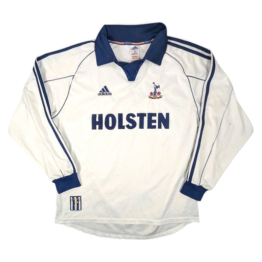 Media: Tottenham Hotspur adidas Home Football Jersey 1999 (L) [Fair]

