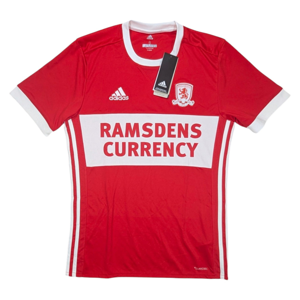 Middlesborough adidas Home Football Jersey 2017 (S) [New]
