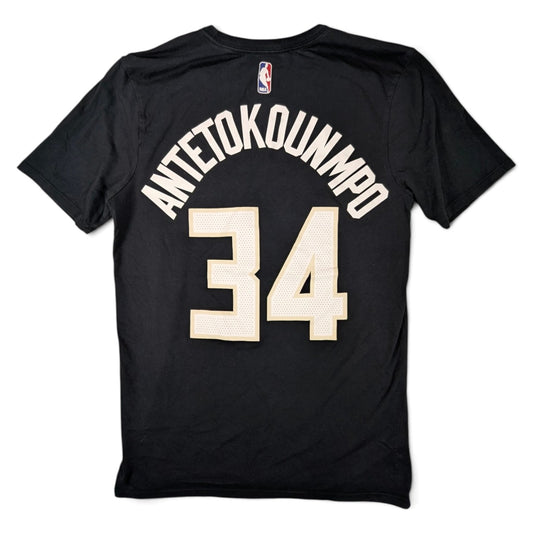 Milwaukee Bucks Nike Basketball T-Shirt 2020s Antetokonmpo #34 (S) [Good]