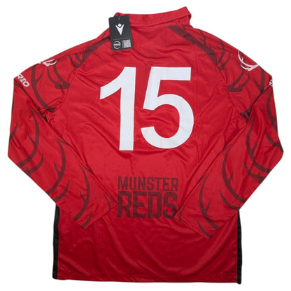 Munster Reds Player Issue Macron Home Cricket Jersey 2025 #15 (2XL) [New]