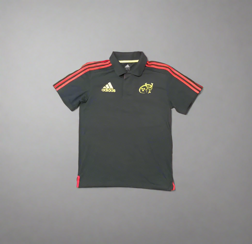 Munster Rugby  Short Sleeve  Casual  Polo  2012 / 13  adidas     Unisex Adults         Munster Rugby Cork Limerick Vintage retro  SHIRTS V SKINS   