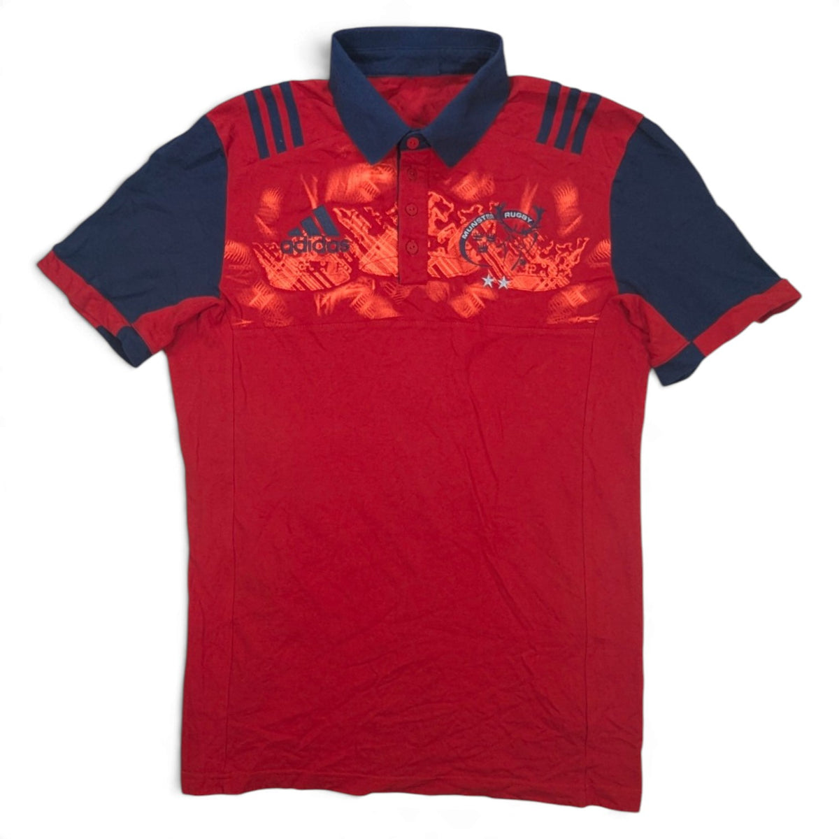  Munster adidas Rugby Polo Shirt 2016 (S) [Good]