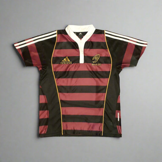 Musashino Higashi RFC Rugby  Short Sleeve  Home  Jersey  2008 / 09  adidas     Unisex Adults       Sponsorless  Japan Rugby Vintage Retro Jersey Shirt  SHIRTS V SKINS   