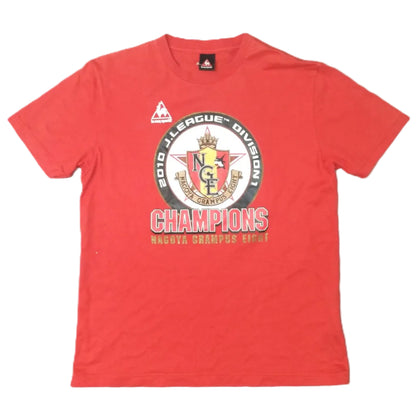 Nagoya Grampus Eight Football  Short Sleeve  Casual  T-Shirt  2010  Le Coq Sportif     Unisex Adults         Nagoya Grampus Eight J League Japan Football Soccer Vintage Retro  SHIRTS V SKINS   