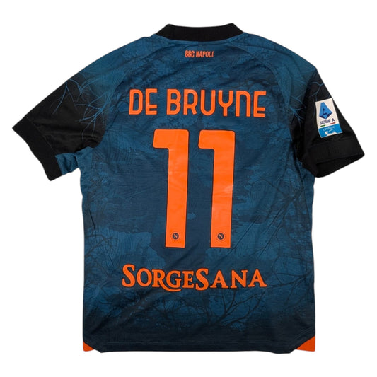 Napoli EA7 Emporio Armani Football Jersey 2025 De Bruyne #11 (M) [New]