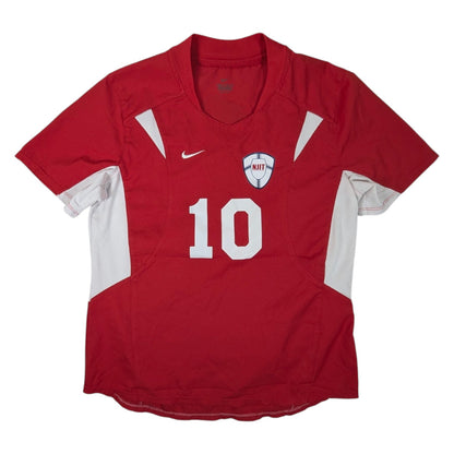 New Jersey IT Highlanders Player Issue Nike Away Football Jersey 2010s #10 (Size 4) [Good]
