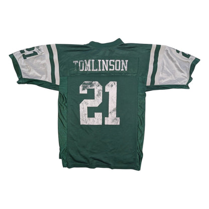 New York Jets Reebok Home American Football Jersey 2010 Tomlinson #21 (M)