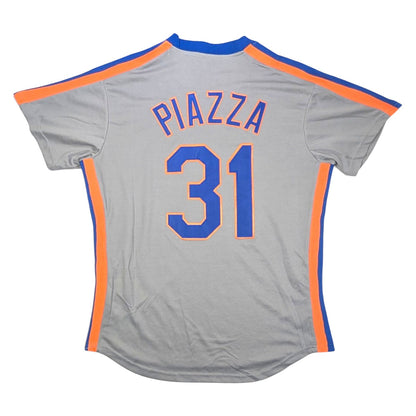 New York Mets Majestic Home Baseball Jersey Retro Mike Piazza #31 (M) [Excellent]