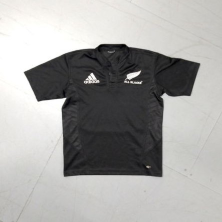 New Zealand All Blacks Rugby  Short Sleeve  Home  Jersey  2006 / 07  adidas     Teens       Sponsorless  new Zealand All Blacks Kiwi Rugby Jersey Shirt Vintage Retro  SHIRTS V SKINS   