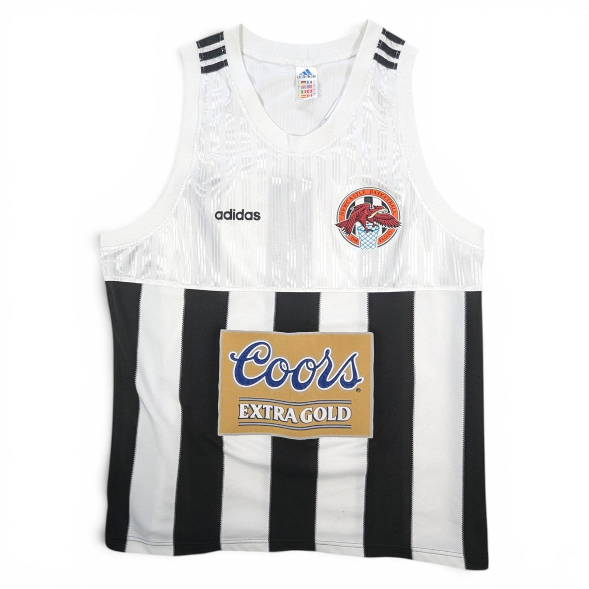 Newcastle Eagles 1997 Basketball Jersey adidas (L) [Excellent]