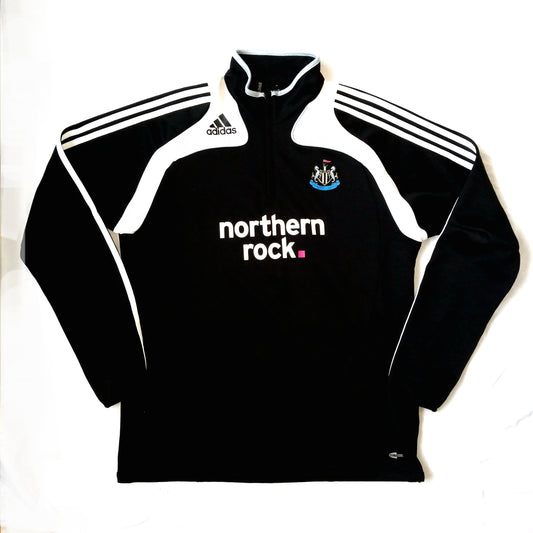 Newcastle United Football  Long Sleeve  Training  Sweatshirt  2008 / 09  adidas     Unisex Adults       Northern Rock  Newcastle United England Premier League Football Soccer Vintage Retro  SHIRTS V SKINS   