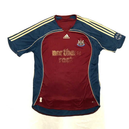 Newcastle United Football  Short Sleeve  Away  Jersey  2006 / 07  adidas     Unisex Adults       Northern Rock  Newcastle United England Premier League Football Soccer Vintage Retro  SHIRTS V SKINS   