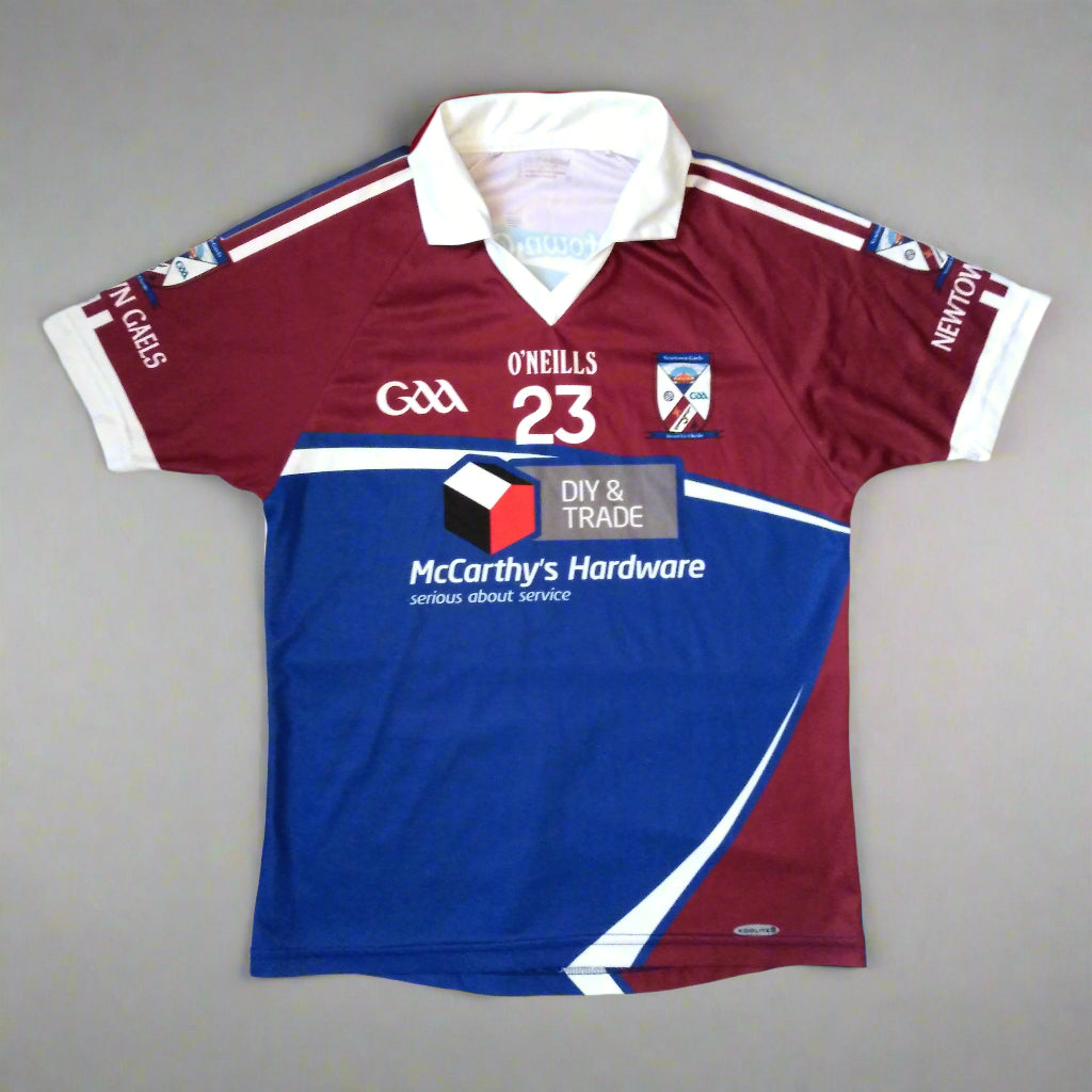  Newtown Gaels GAA  Home  Jersey  2020s  O'Neills  Player Issue   Unisex Adults  Tight Fit     McCarthys Hardware  SVS1924   