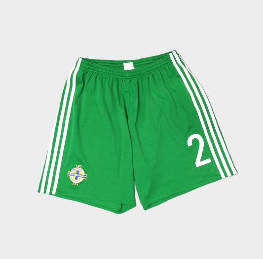 Northern Ireland  Football    Home  Shorts  2015 / 16  adidas  Player Issue   Unisex Adults     #2    Northern Ireland Norn Iron Football Soccer GAWA Belfast Windsor Park Vintage Retro  SHIRTS V SKINS   
