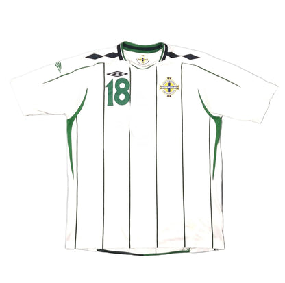 Player Issue   Unisex Adults     #18  Sponsorless  Northern Ireland Norn Iron Football Soccer GAWA Belfast Windsor Park Vintage Retro  SHIRTS V SKINS   