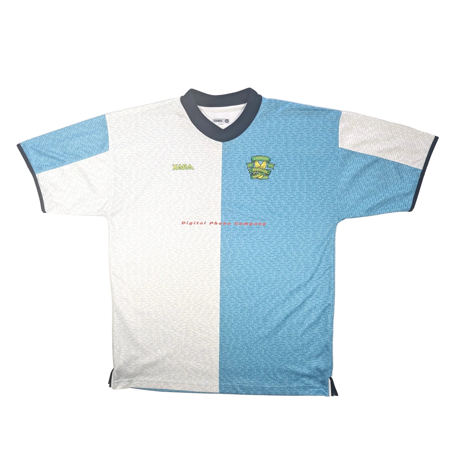 Norwich City Xara Football Jersey 2002 (XL)