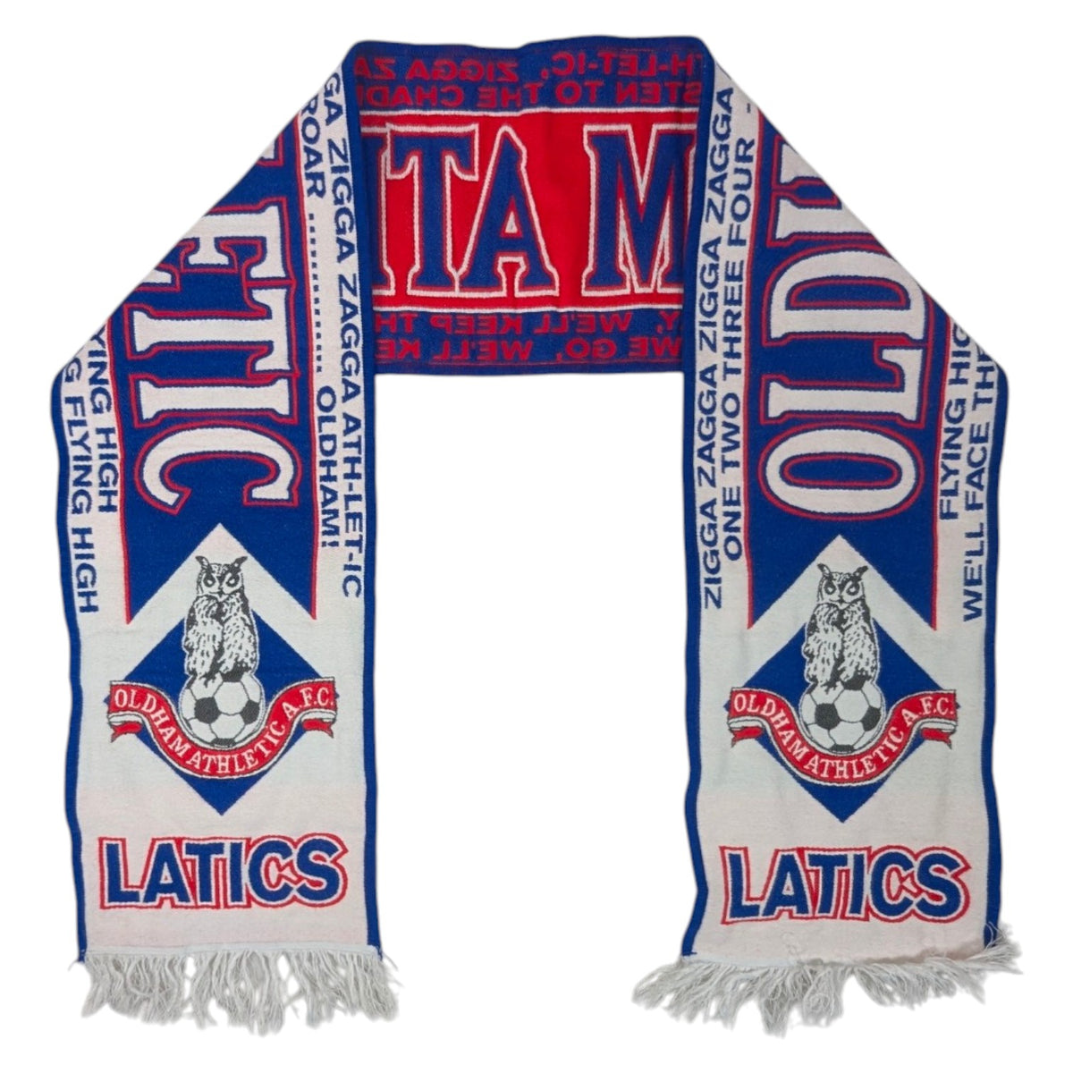 Oldham Athletic Football Scarf 2010s [Excellent]