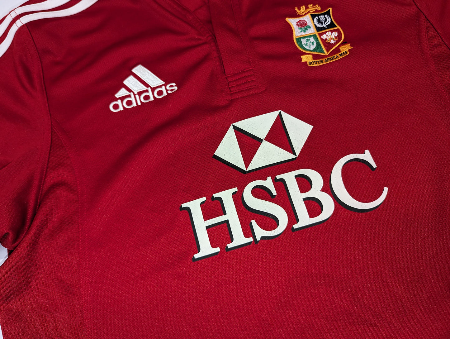 Lions 2009 Rugby Jersey adidas (M)   [Fair]