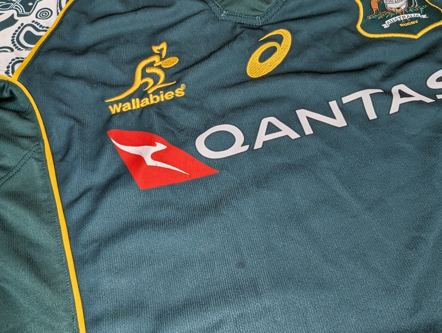 Australia 2019 Rugby Jersey Asics (S)   [Fair]