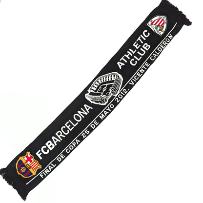 Copa Del Rey Final 2011 / 12 Football Scarf  (One Size) Barcelona Athletic Bilbao  [Good]