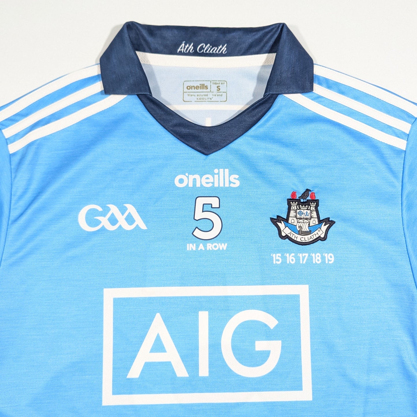 Dublin O'Neills GAA Jersey 2019 Five In A Row  #5  (S) [Excellent]