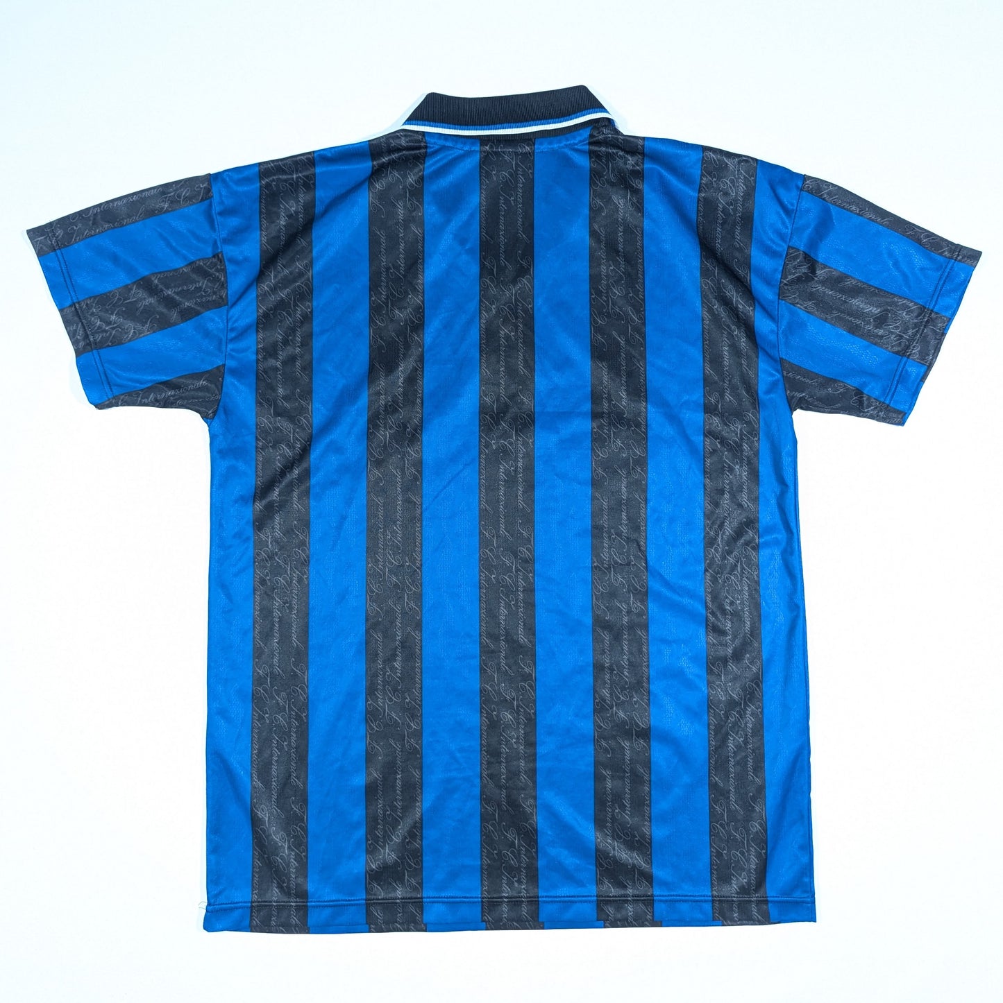 Inter Milan Score Draw Football Jersey Retro '98  (L) [Very Good]