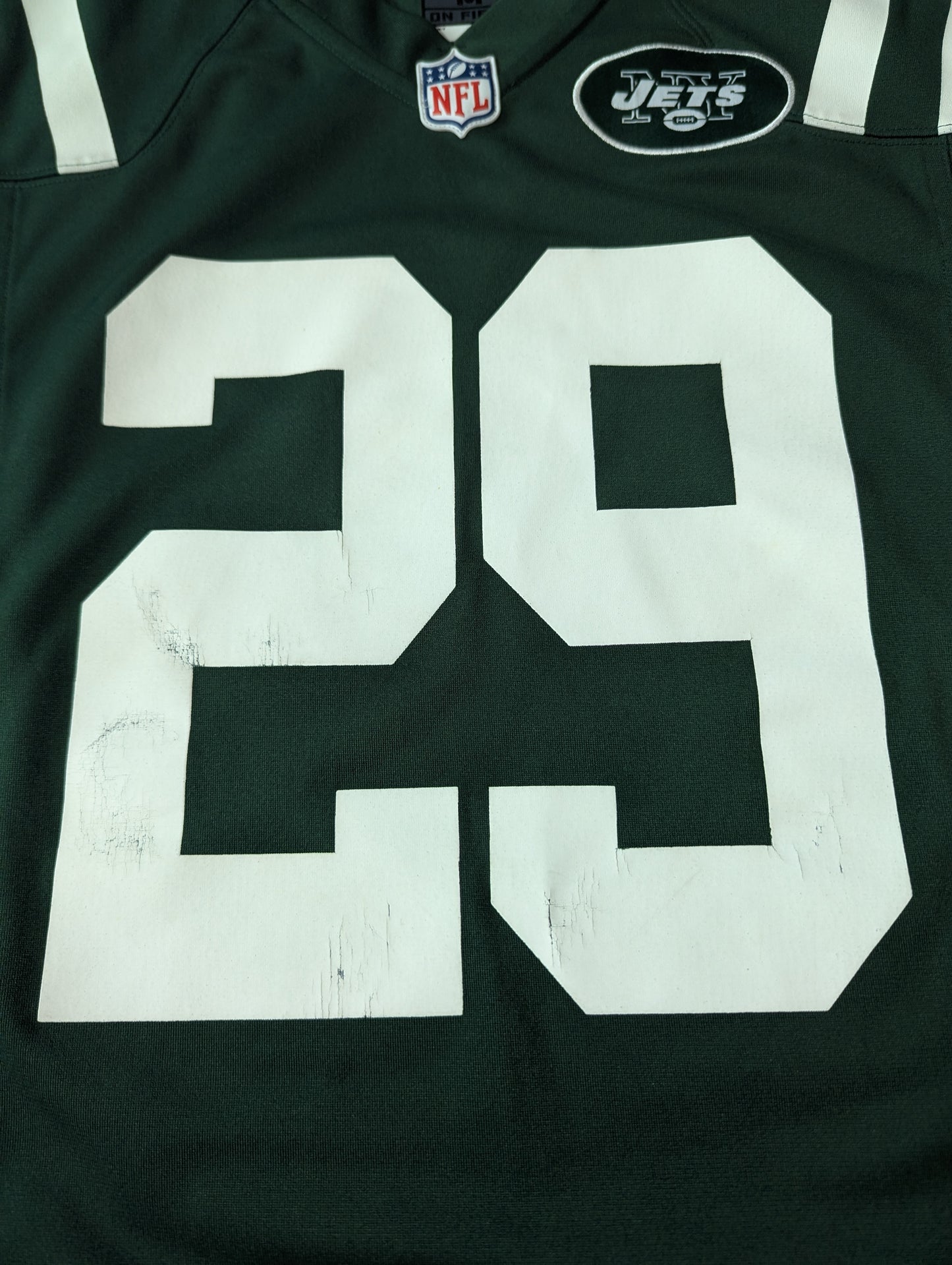New York Jets Nike American Football Jersey 2012 Powell  #29  (M) [Fair]