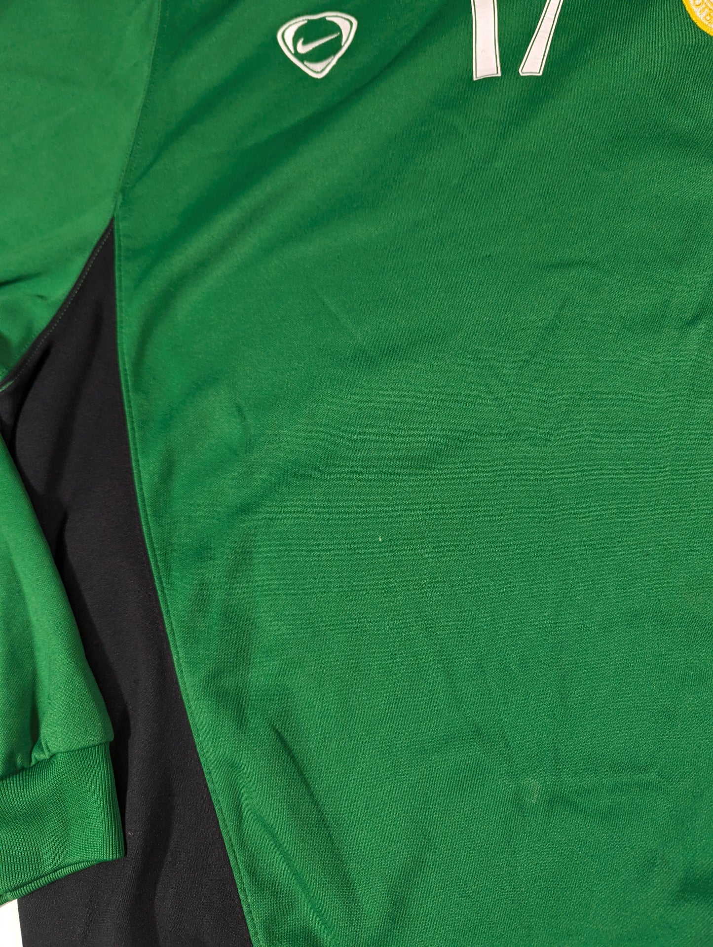 Donegal Celtic Nike Football Sweatshirt 2010 #17  (XL) [Fair]